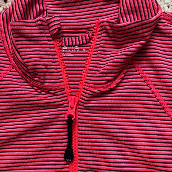 Zella 'On Point' Crop Active Jacket Bright Coral - Picture 3 of 8